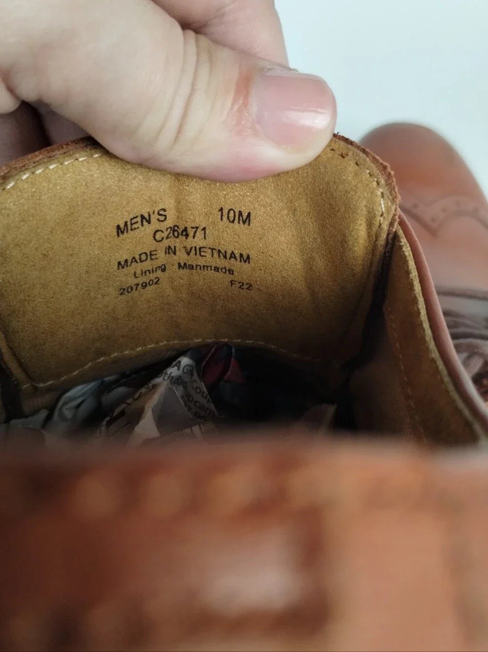 Cole Haan Original Grand Wing Oxfords Woodbury Brown Leather White Outsole Sz 10
